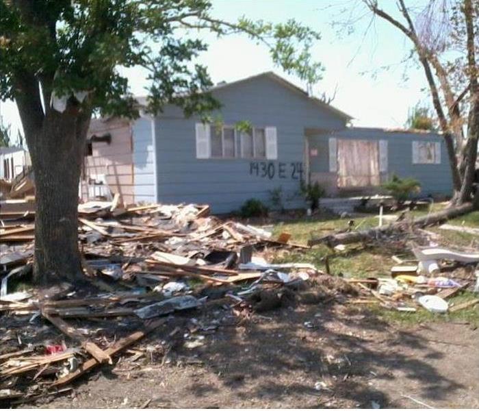 Home Destroyed By Storm